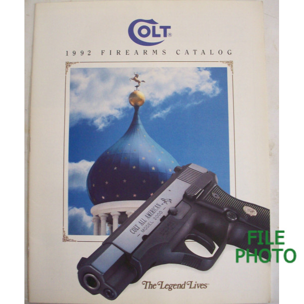 Colt 1992 Firearms Catalog - Original