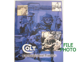 Colt 1998 Firearms Law Enforcement Products Brochure Folder - Original