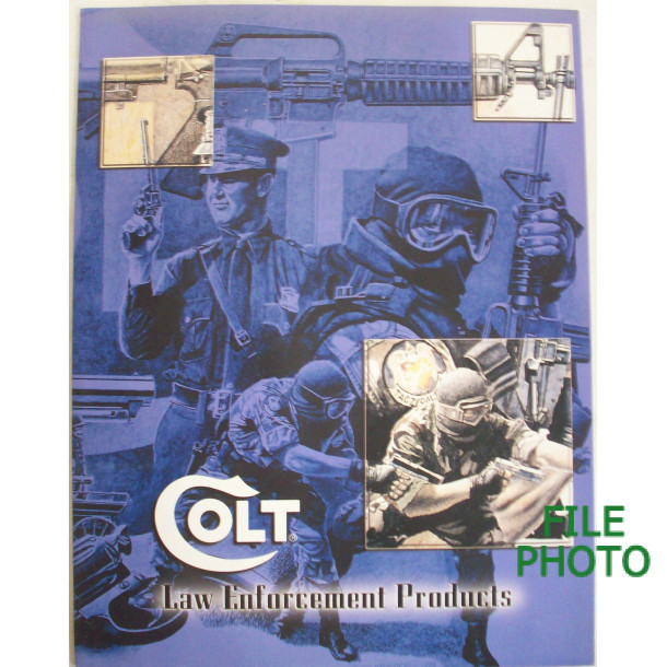 Colt 1998 Firearms Law Enforcement Products Brochure Folder - Original