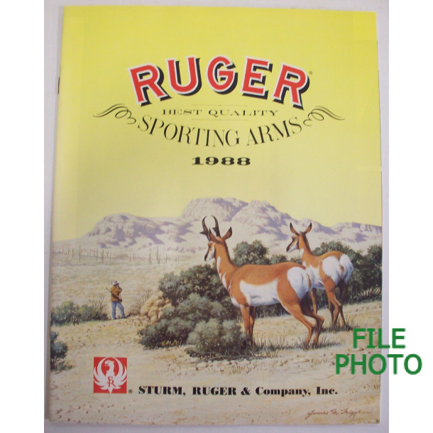 Ruger 1988 Firearms Catalog - Original