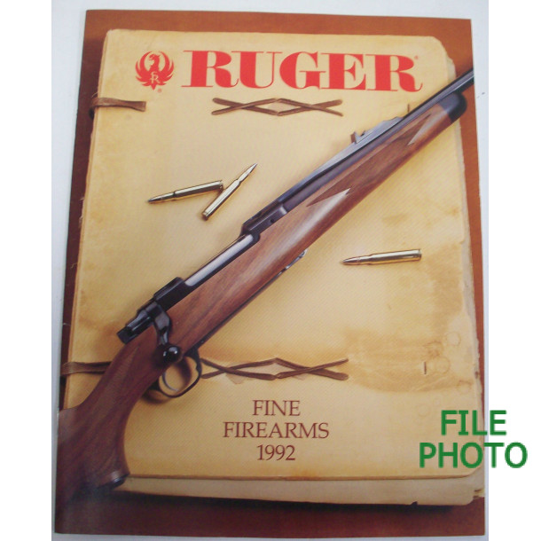 Ruger 1992 Firearms Catalog - Original