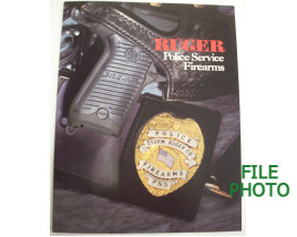 Ruger 1988 Police Sevice Firearms Catalog - Original