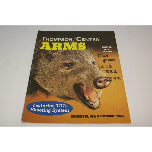 Thompson / Center 1986 Arms Catalog No. 13 Revised - Original