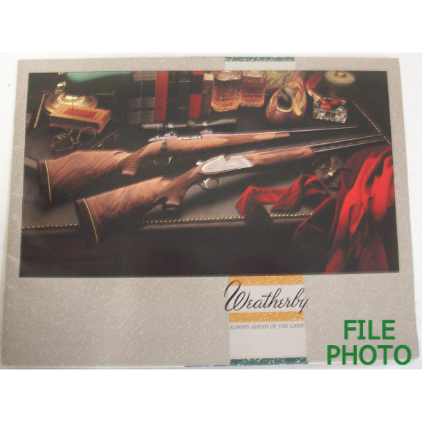 Weatherby 1989 Firearms Catalog - Original Weatherby 1989 Firearms Catalog - Original