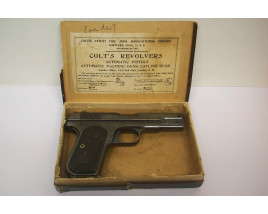 Second Year Colt Model 1908 Hammerless Pocket Pistol in 380 Auto w/ Box