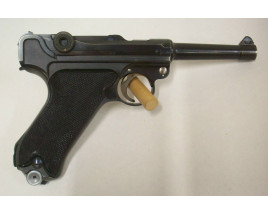 Superb German P.08 Luger Pistol by Krieghoff dated 1943