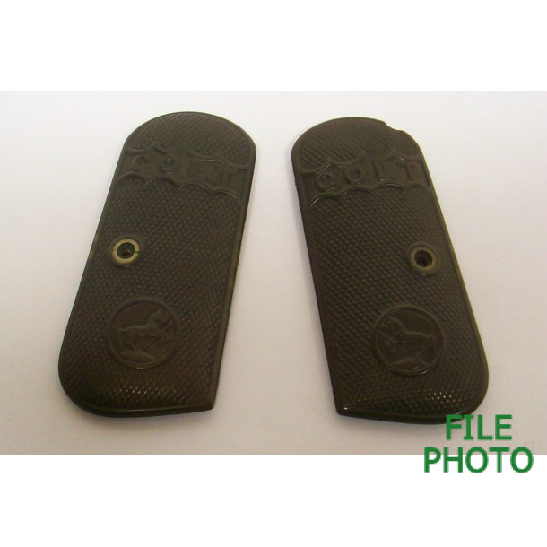 Grip Panels w/ Escutcheons - 1st Variation - Original