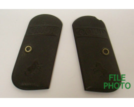 Grip Panels w/ Escutcheons - 3rd Variation - Original Grip Panels w/ Escutcheons - 3rd Variation - Original