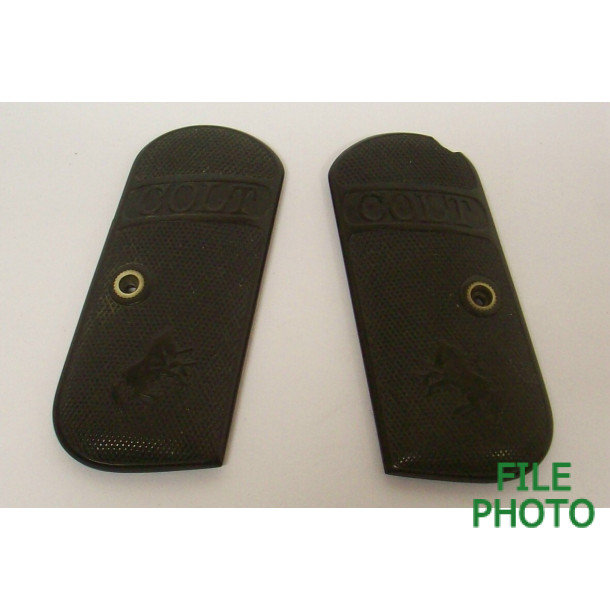 Grip Panels w/ Escutcheons - 3rd Variation - Original Grip Panels w/ Escutcheons - 3rd Variation - Original