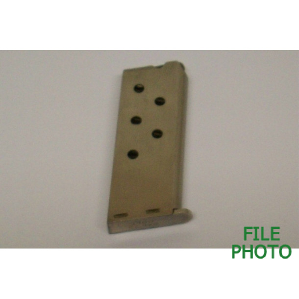 Magazine Assembly - Late Variation - Nickel Finished - Original
