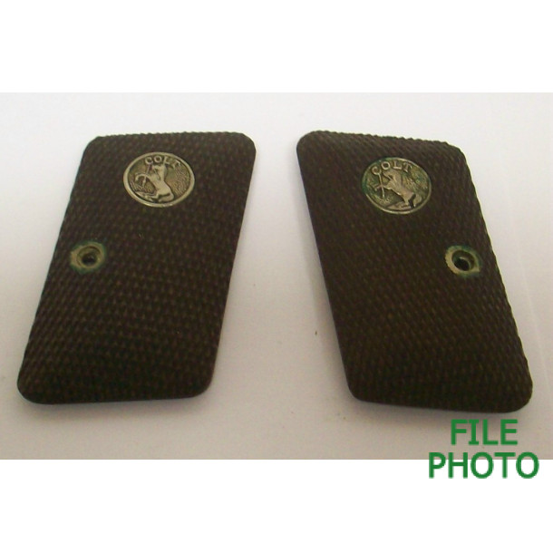 Grip Panels w/ Escutcheons - 3rd Variation - Original Grip Panels w/ Escutcheons - 3rd Variation - Original