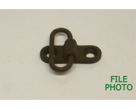 Swivel Loop & Base - Stamped Variation - Butt Stock Section - Original Swivel Loop & Base - Stamped Variation - Butt Stock Section - Original