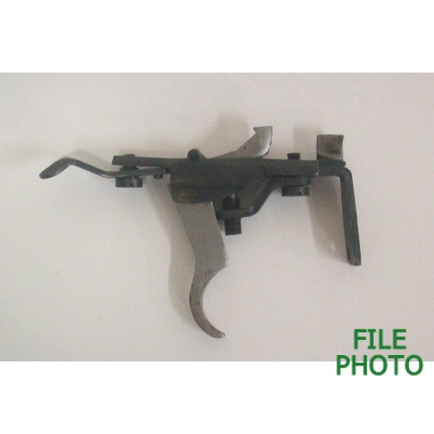 Angle Bar / Safety / Trigger Assembly - 2nd Variation - Blue Finished - Original Angle Bar / Safety / Trigger Assembly - 2nd Variation - Blue Finished - Original