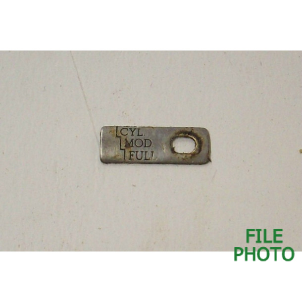 Choke Index Plate - Original