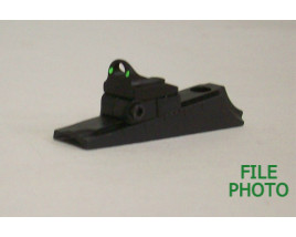 Rear Sight Assembly - Late Variation - w/ Ghost Ring Fiber Optic Aperture