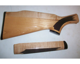 Stock & Forearm Set - High Gloss Maple - Checkered - Original