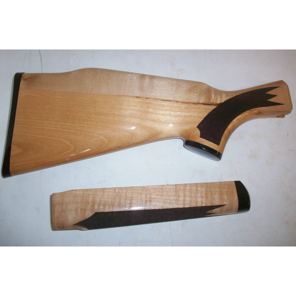 Stock & Forearm Set - High Gloss Maple - Checkered - Original