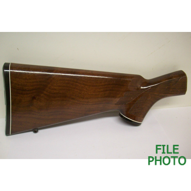 Buttstock Assembly - 1st Variation - Walnut - Press Checkering - w/ Two Piece Butt Plate - Original