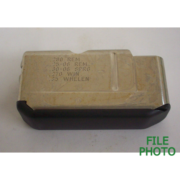 Magazine Assembly - 7th Variation - Nickel Plated - 25-06, 270, 280, 30-06, 35 Whelen - Original Magazine Assembly - 7th Variation - Nickel Plated - 25-06, 270, 280, 30-06, 35 Whelen - Original