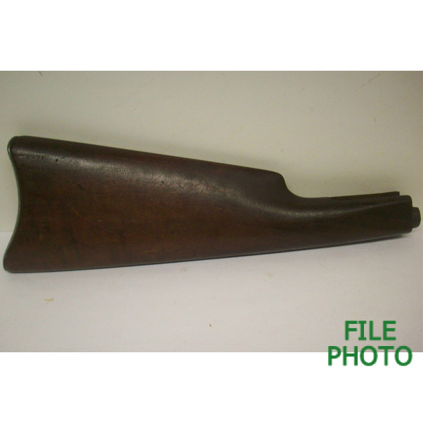 Butt Stock Assembly - Walnut - Early Variation - w/ Butt Plate - Original Butt Stock Assembly - Walnut - Early Variation - w/ Butt Plate - Original