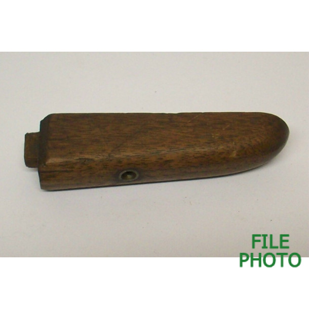 Tip Stock w/ Escutcheon - aka Forearm - Walnut - Early Variation - Original