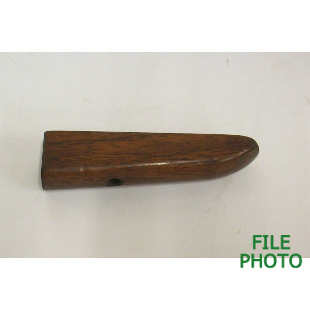 Tip Stock w/ Escutcheon - aka Forearm - Walnut - Late Variation - Original Tip Stock w/ Escutcheon - aka Forearm - Walnut - Late Variation - Original