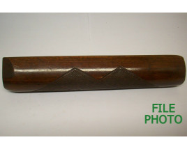 Forearm Assembly - 12 Gauge - Early Checkered Pattern - Walnut - Original