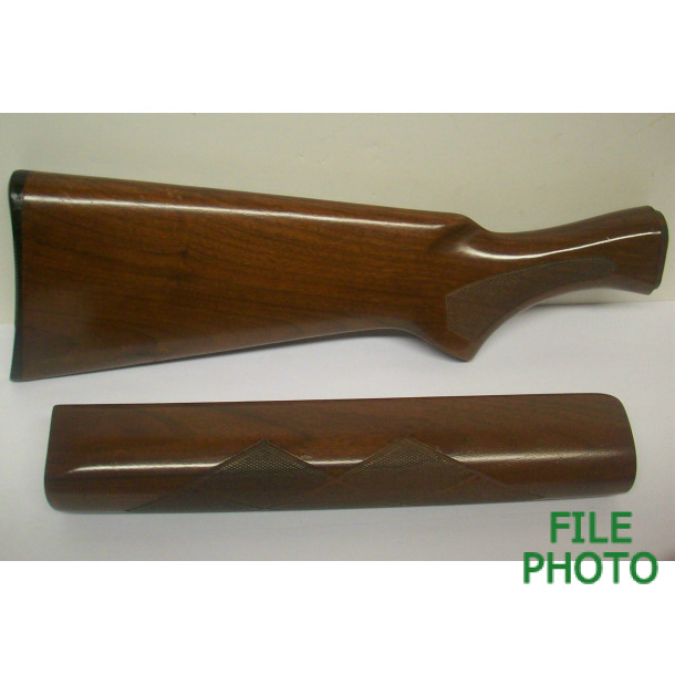 Stock Set Assembly - 20 Gauge - Walnut - Checkered - Original Stock Set Assembly - 20 Gauge - Walnut - Checkered - Original