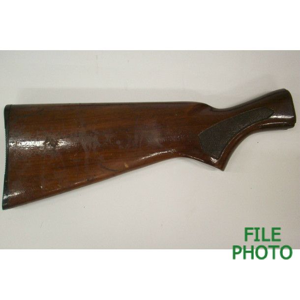 Stock Assembly - 16 Gauge - Walnut - Checkered - Original Stock Assembly - 16 Gauge - Walnut - Checkered - Original