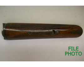 Fore-end Assembly - Walnut - Checkered - 12 Gauge - Original