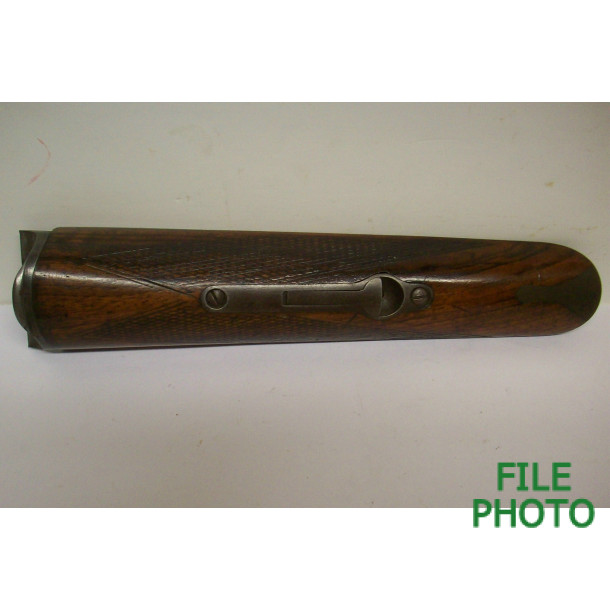 Fore-end Assembly - Walnut - Checkered - 12 Gauge - Original