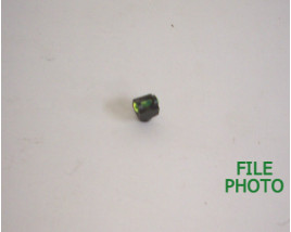 Front Sight Green Fiber Optic Bead - for Vent Rib Barrels - Threaded - by Tru-Glo Gun Sight Company