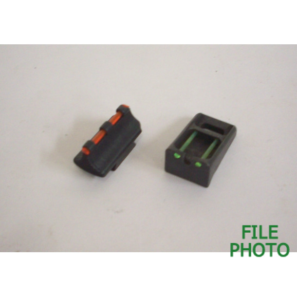 Rear Sight Open Blade Leaf & Front Sight Set - by Tru-Glo Gun Sight Company