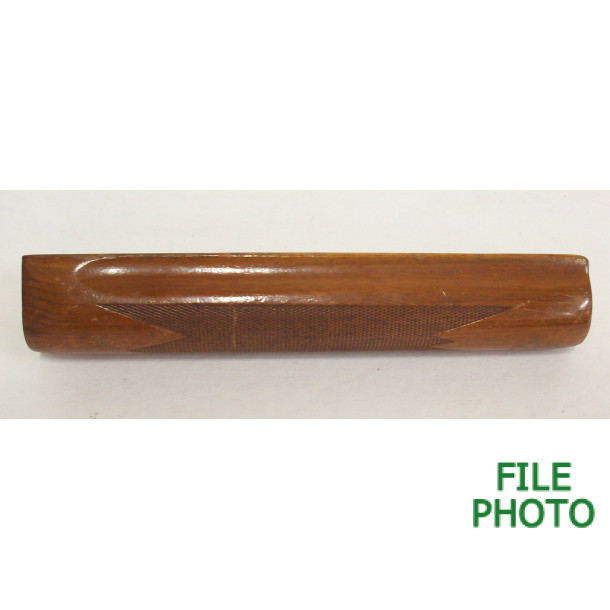 Forearm Assembly - 12 Gauge - Walnut - Checkered - Original