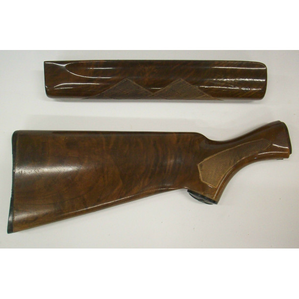 Stock Set Assembly - Deluxe Walnut - Checkered - 12 Gauge - Original