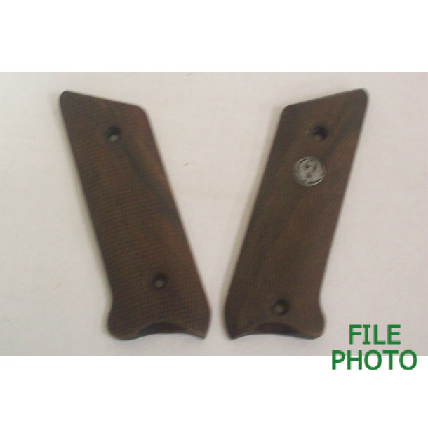 Grip Panels - 5th Variation - Checkered Walnut - Original