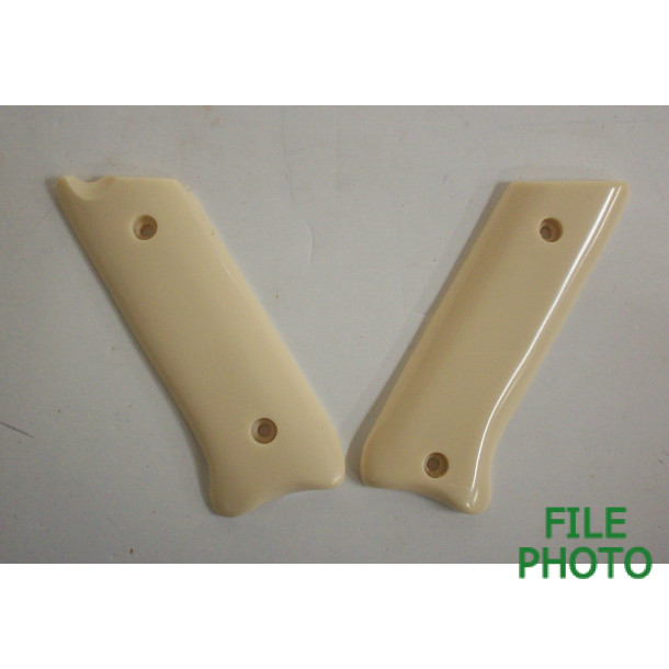 Grip Panels - Smooth - Imitation Ivory - Quality Reporoduction