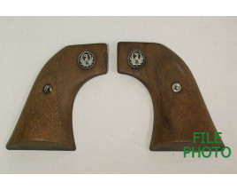 Grip Panels - 4th Variation - Walnut - w/ Stainless Escutcheons - Original