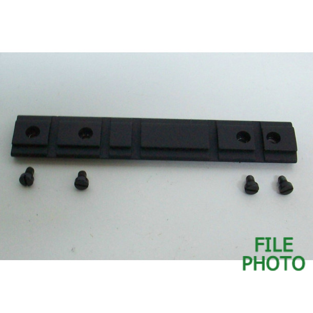 Scope Base Adapter w/ Mounting Screws - Blue - Late Variation - Original