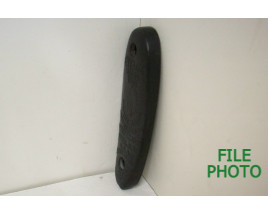 Butt Plate - Hard Rubber Shotgun Style - Early Variation - Original Butt Plate - Hard Rubber Shotgun Style - Early Variation - Original