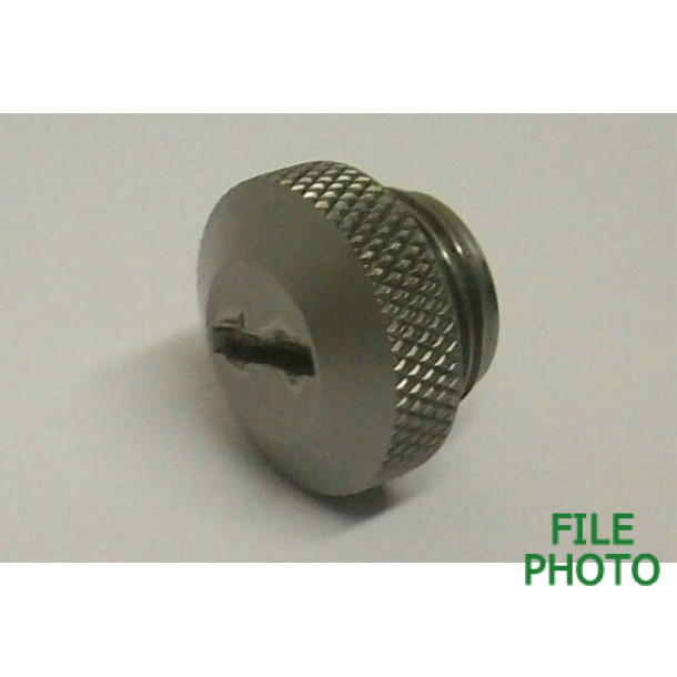 Receiver End Cap - Stainless - w/ Rubber Seal - Original Receiver End Cap - Stainless - w/ Rubber Seal - Original