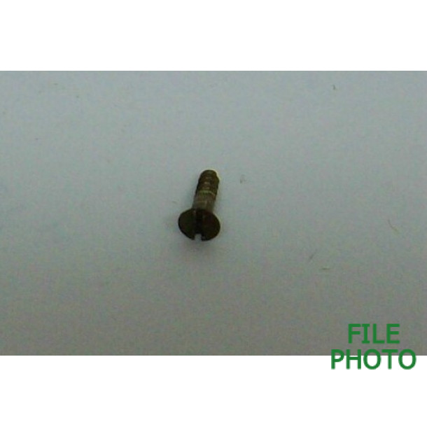 Forend Escutcheon Screw - Brass - Flat Head - .350" to .400" Long - Original