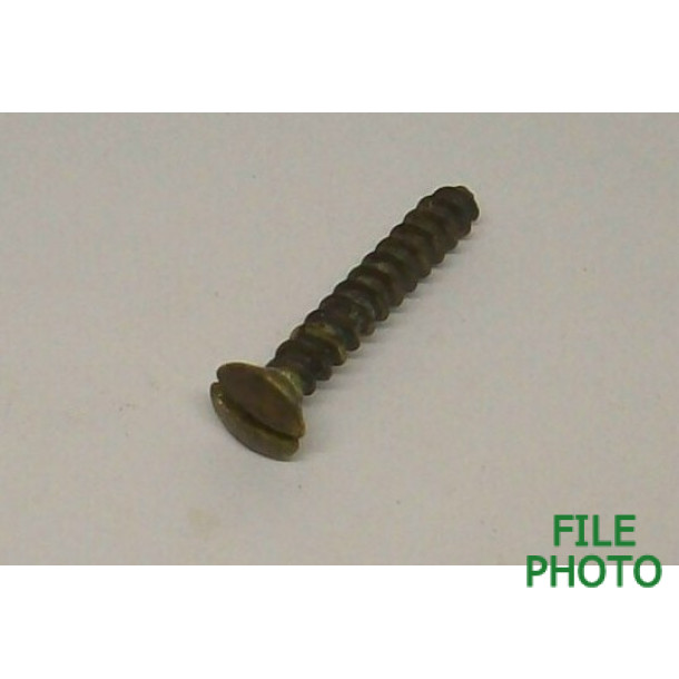 Butt Plate Screw - Brass - Late Variation - Original