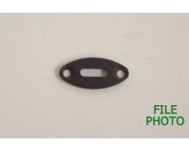 Forend Escutcheon - Blue Finished - Original Forend Escutcheon - Blue Finished - Original