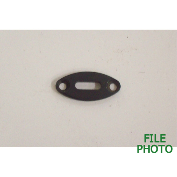 Forend Escutcheon - Blue Finished - Original Forend Escutcheon - Blue Finished - Original