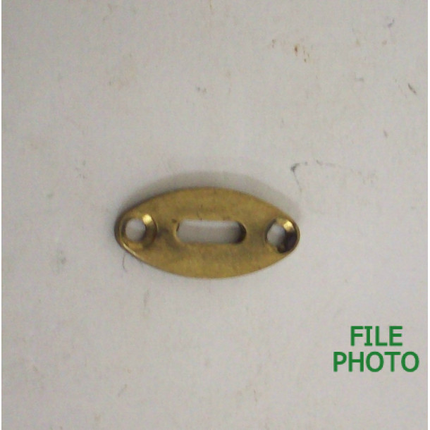 Forend Escutcheon - Brass - Original Forend Escutcheon - Brass - Original