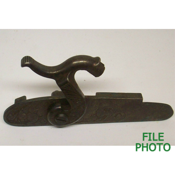 Lock Assembly - Percussion - Right Hand - w/ Low Spur Hammer - Original Lock Assembly - Percussion - Right Hand - w/ Low Spur Hammer - Original