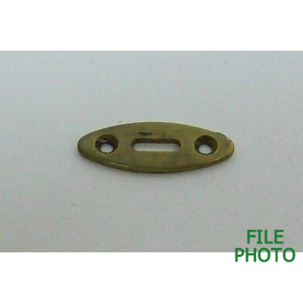 Forend Escutcheon - 2nd Variation - Original Forend Escutcheon - 2nd Variation - Original