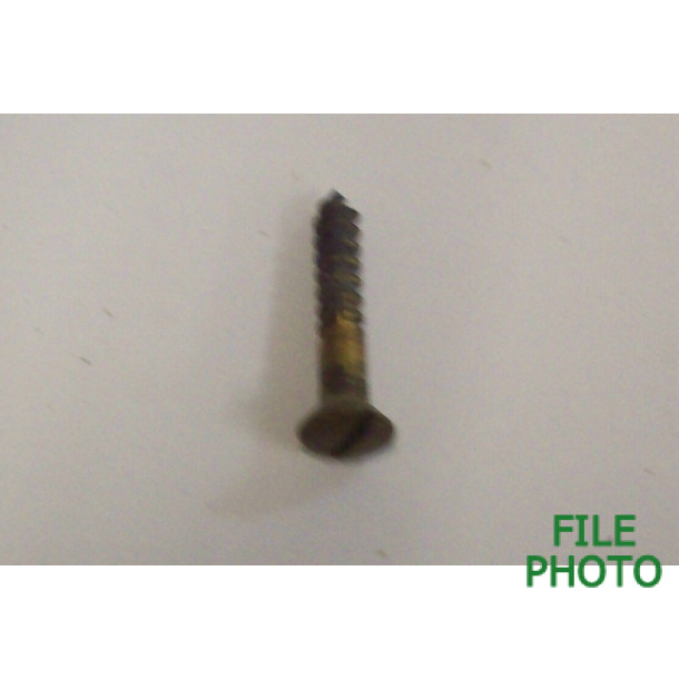 Butt Plate Screw - 2nd Variation - Dome Shaped Head - Original