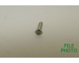 Grip Cap Screw - Early Variation - Straight Slot - Silver Finished - Original